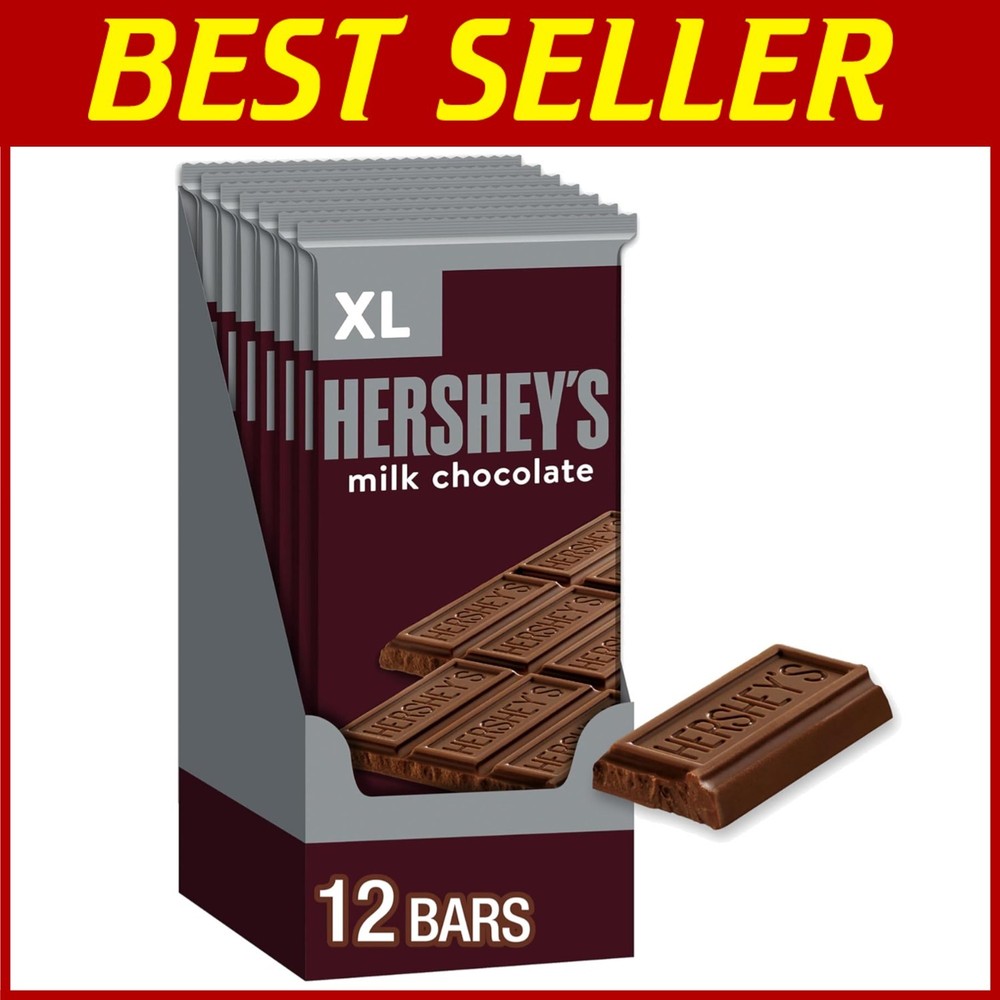 XL Milk Chocolate Bars, 16-Piece Individually Wrapped