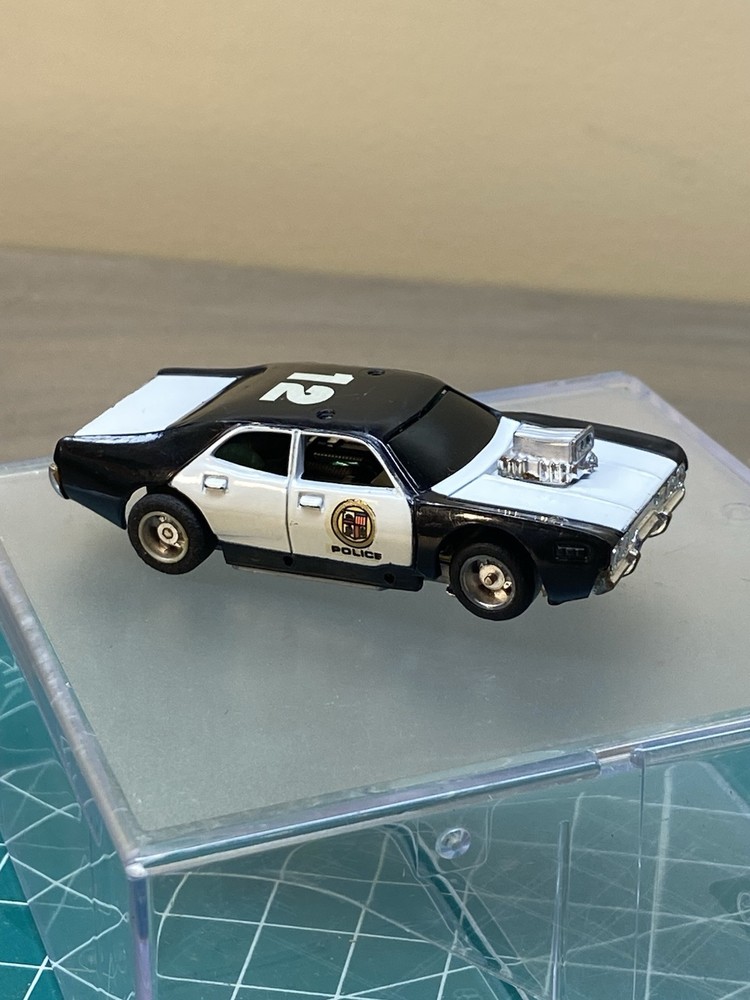Rare Vintage 70’s Tyco Slot Car Ultimate Police Car HO Curve Hugger