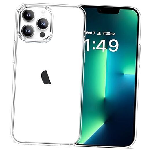 Compatible with iPhone 13 Pro Case Transparent Soft Shockproof Clear