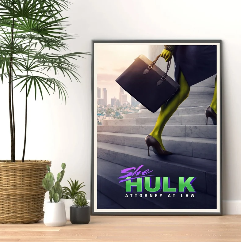 She-Hulk Attorney at Law (2022) Movie Poster Print, Wall Art, Room Decor