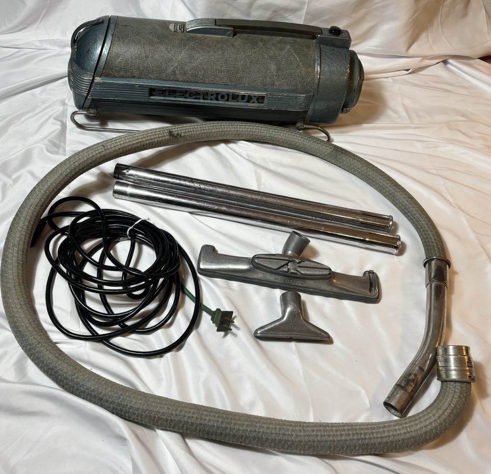 Electrolux Model 30 Sled Canister Vacuum Cleaner Factory Branch Rebuilt Works
