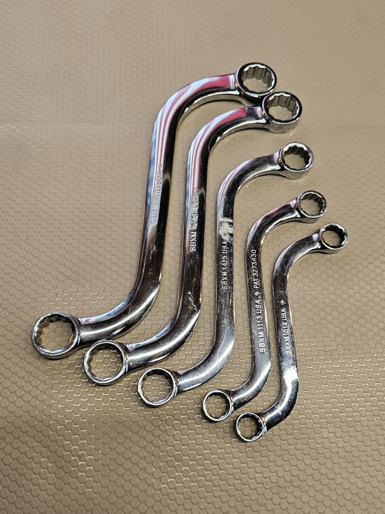 Snap-on Tools USA SBXM605 Metric 12-Point Box S-Shaped Obstruction Wrench Set
