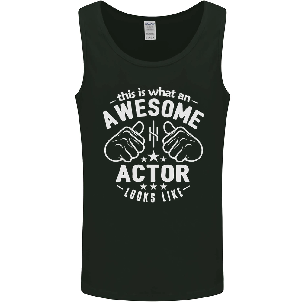 This Is What an Awesome Actor Looks Like Mens Vest Tank Top