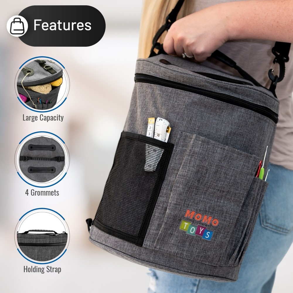 Crochet Bag Organizer Crochet Kit for Beginner Learn To Crochet Kit Starter Kit