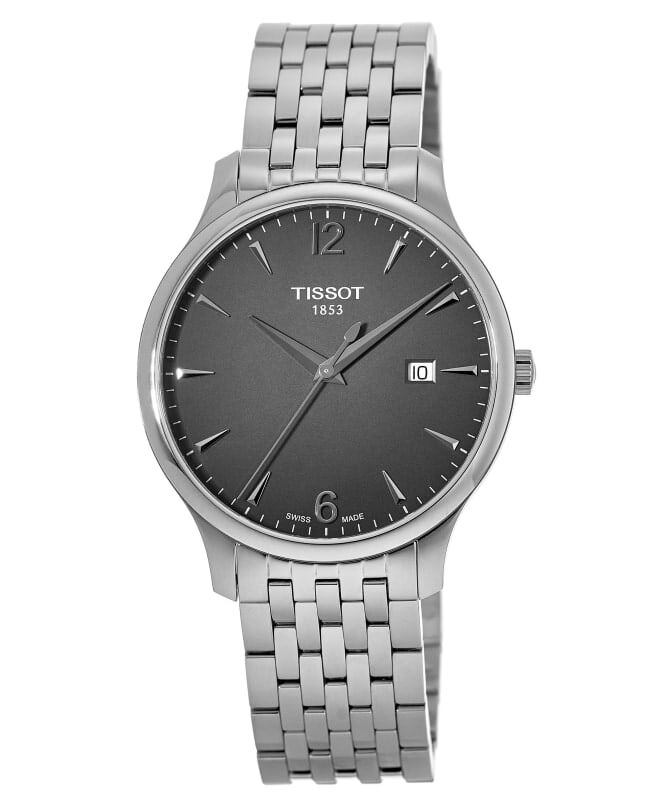 Tissot T-Classic Tradition Grey Dial Stainless Steel Mens Watch T0636101106700SD