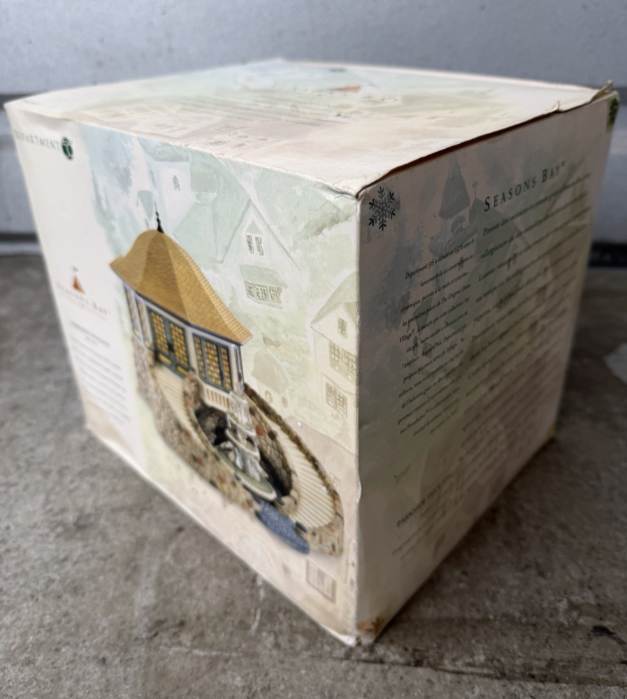 VINTAGE 1999 SEALED NEW Dept 56 Seasons Bay - Parkside Pavilion - 56.53411