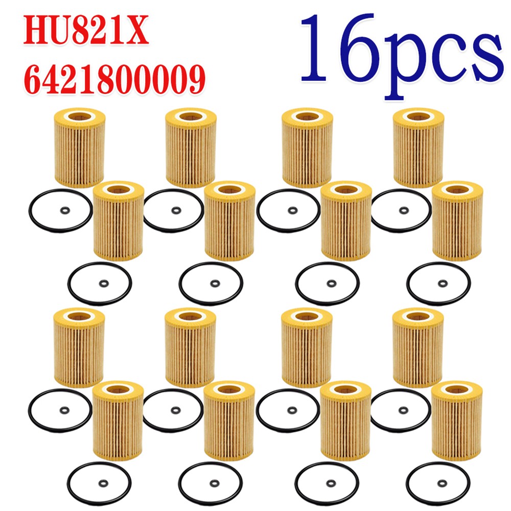 16X HU 821 X Oil Filter For Dodge Sprinter 2500 3.0L V6 Mercedes-Benz Sprinter