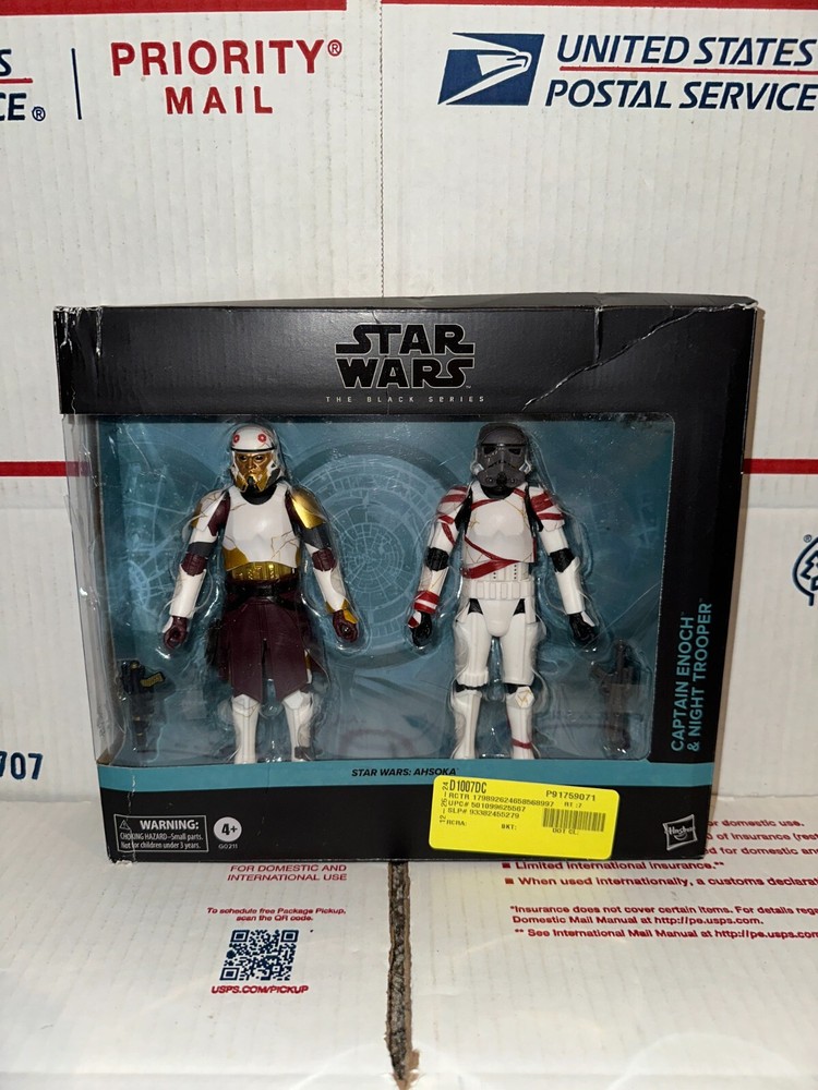 HASBRO STARWARS: ASHOKA CAPTAIN ENOCH & NIGHT TROOPER FAST/FREE SHIPPING