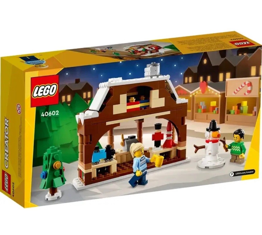 Lego Winter Market Stall 40602 Christmas Building Set New-image