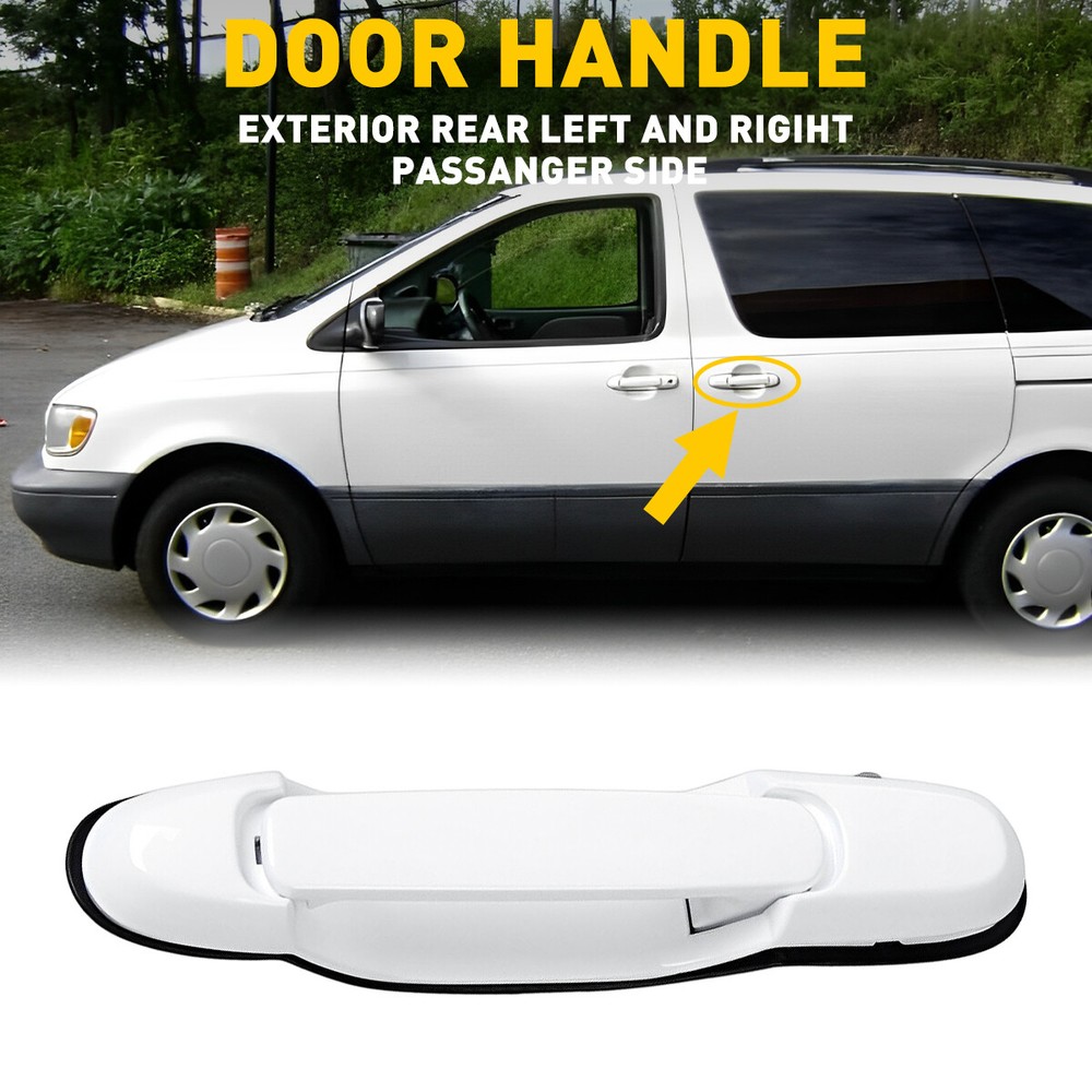 For 98-03 Toyota Sienna Exterior Outside Sliding Door Handle Left or Right Rear