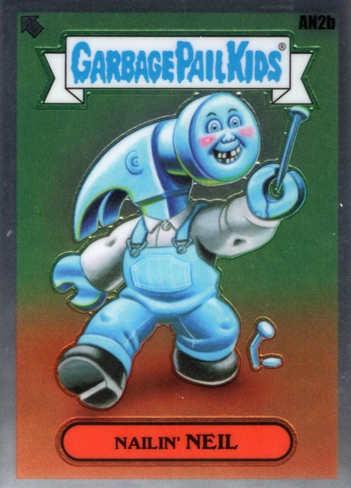 Garbage Pail Kids Chrome Series 4 Base Card AN2b NAILIN' NEIL