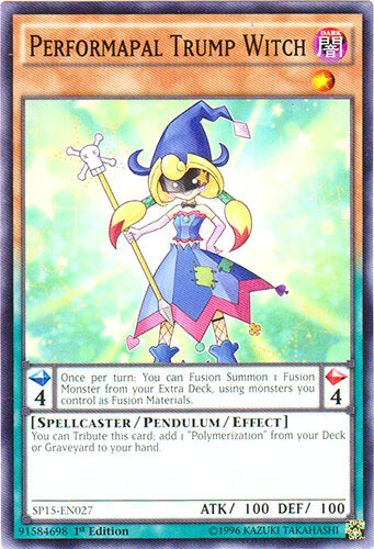 Performapal Trump Witch SP15-EN027 Common 1st Edition x3 Near Mint Condition
