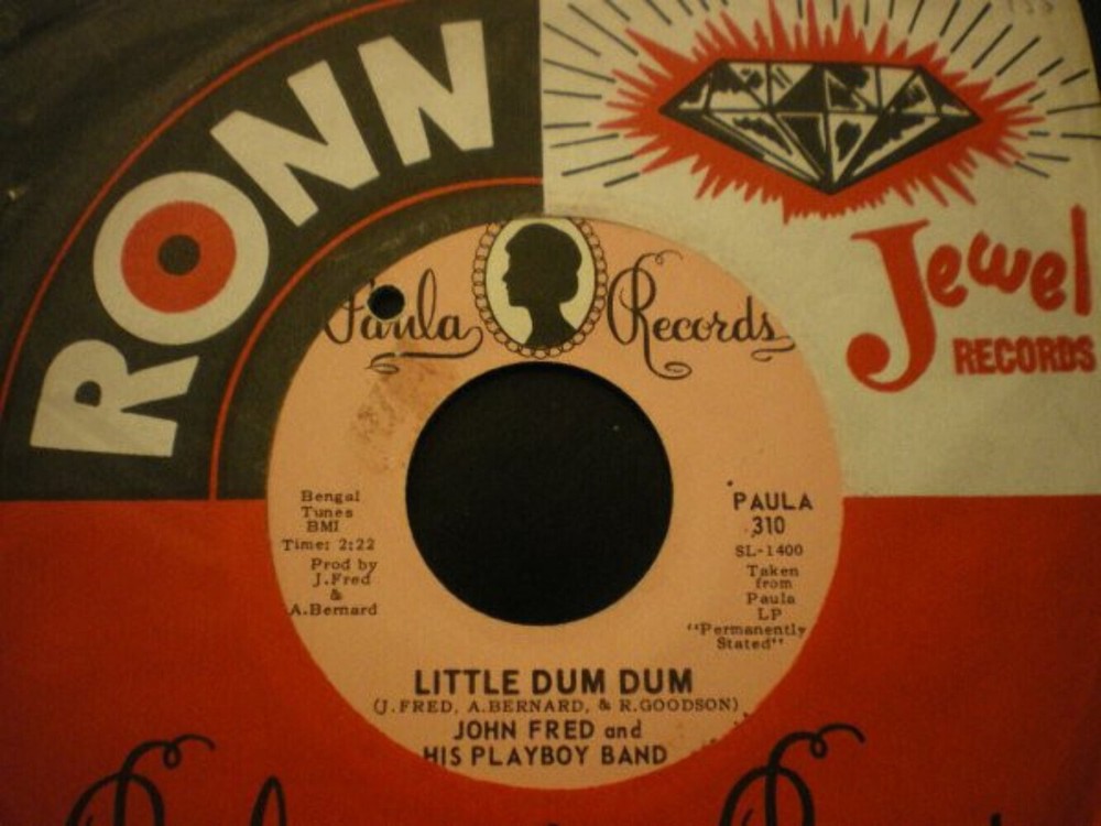 John Fred & His Playboy Band - Little Dum Dum Tissue Paper 7 Inch Single