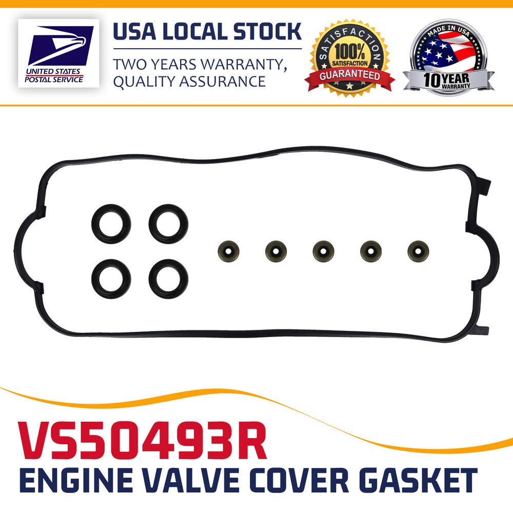 VS50493R Engine Valve Cover Gasket Set For Honda Accord 1995-2002 2.2L 2.3L L4