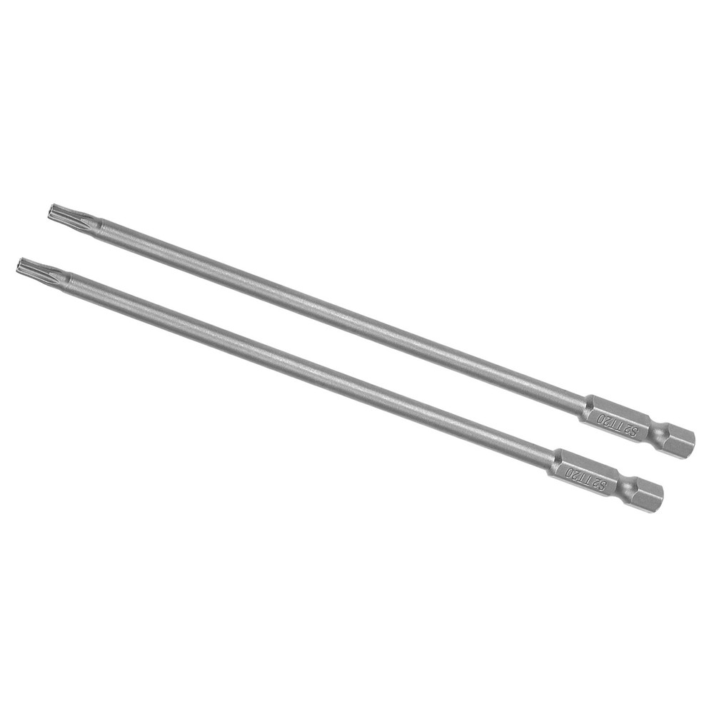 2pcs 6-Inch Magnetic T20 Torx Screwdriver Bits for Power Tools
