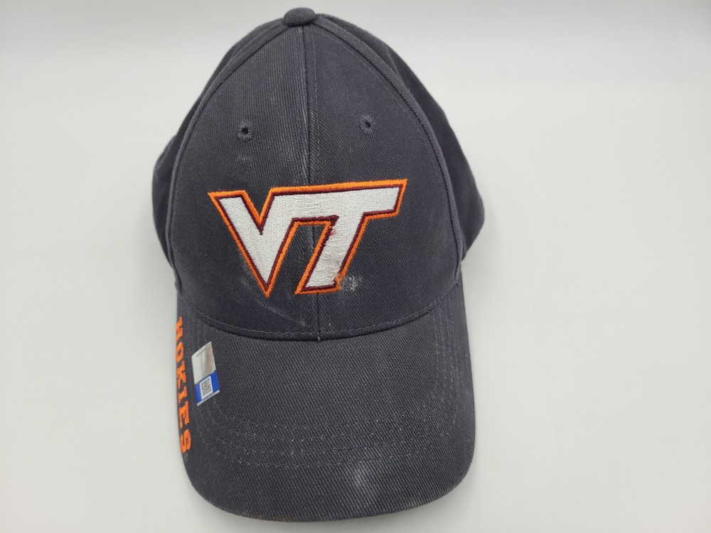 Virginia Tech Hokies Russell Adjustable Hat Cap Men Women NCAA University Blue