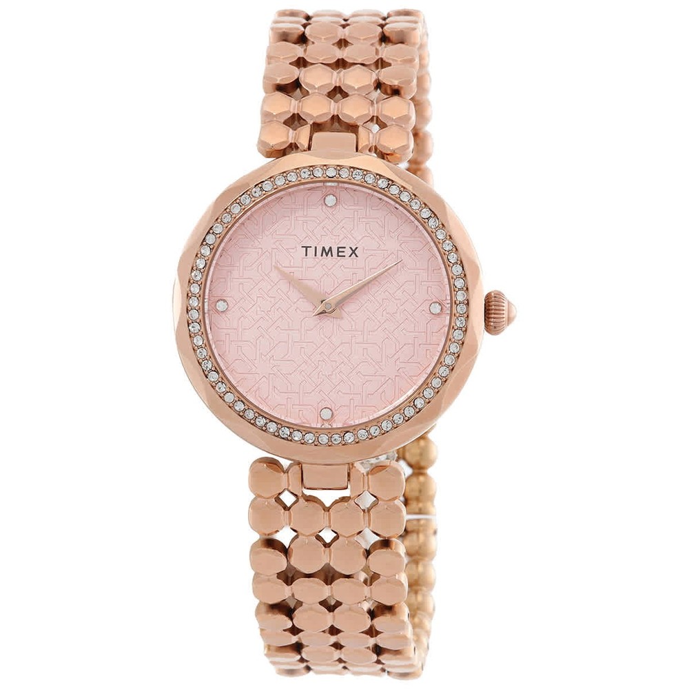 Timex TW2V02800 City Rose Dial 34.00 mm Women's Watch New
