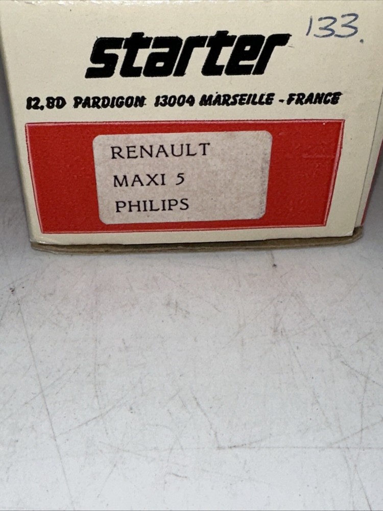 1/43 Scale RENAULT MAXI 5 PHILIPS Unassembled Starter Model Kit