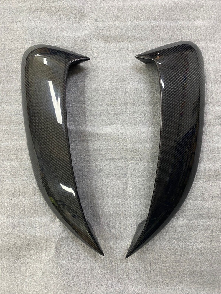 2PCS REAL Carbon Fiber Side Air Vent Intake Cover For Porsche 718 Boxster Cayman