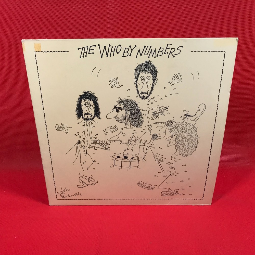 THE WHO The Who By Numbers 1975 Dutch vinyl LP Numbered Squeeze Box original B