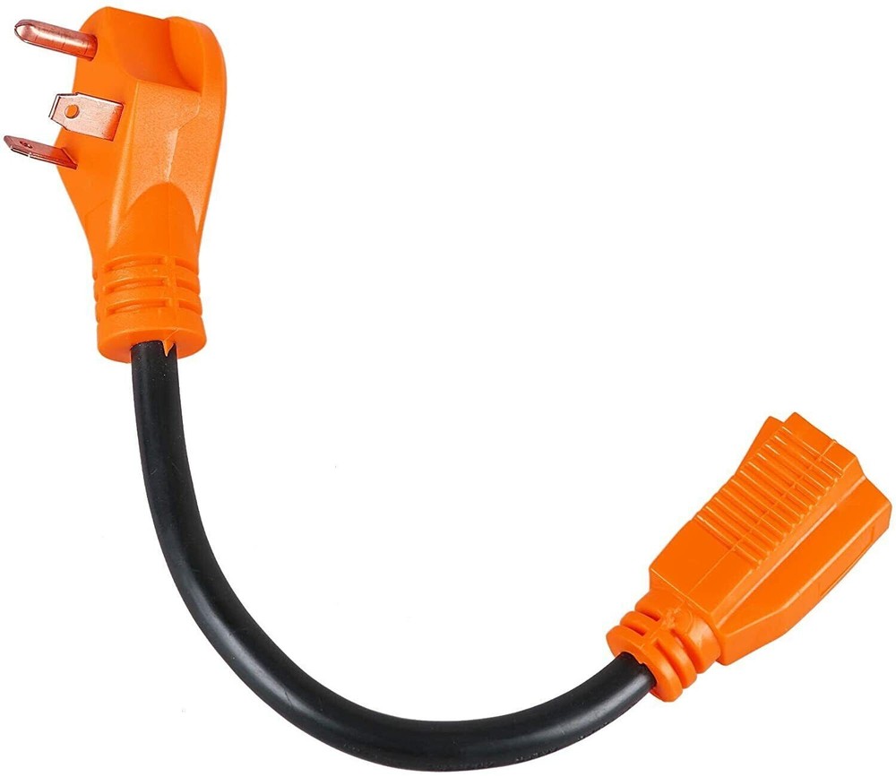 30 Amp Male to 15 Amp Female Dogbone Adapter RV Electrical Converter Cord Cable