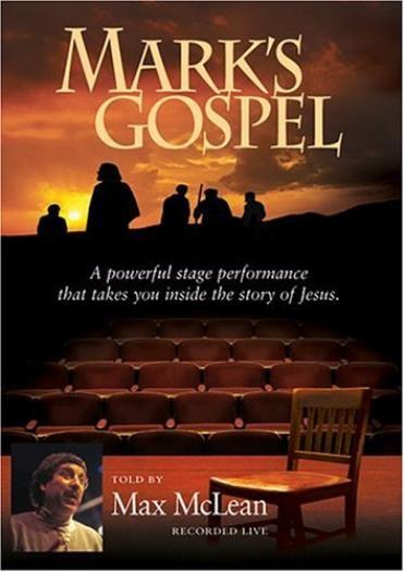 Mark's Gospel: Told By Max McLean DVD VIDEO live stage performance Bible SEALED