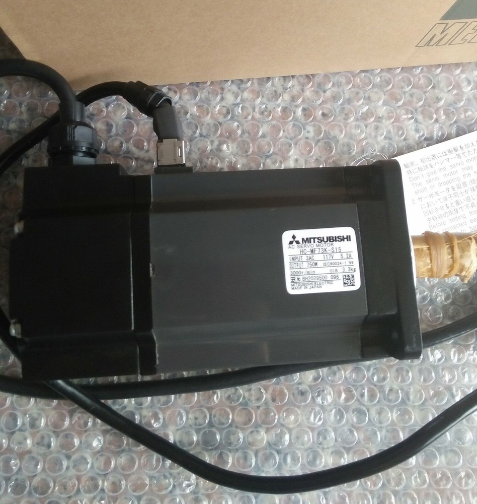 Used Mitsubishi AC servo motor HC-MF73K-S15 Tested In Good Condition