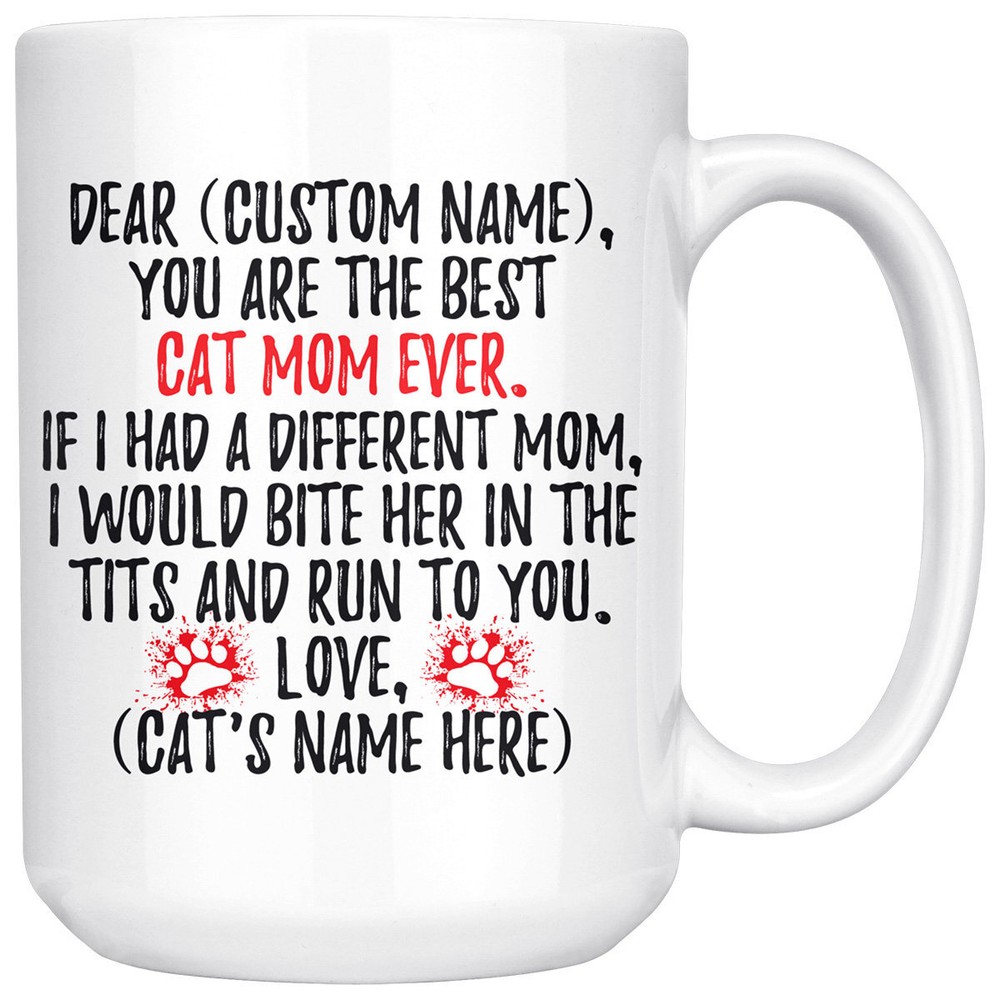 Personalized Cat Mom Gifts Cat Gifts For Women Cat Mom Mug Best Cat Mom Ever