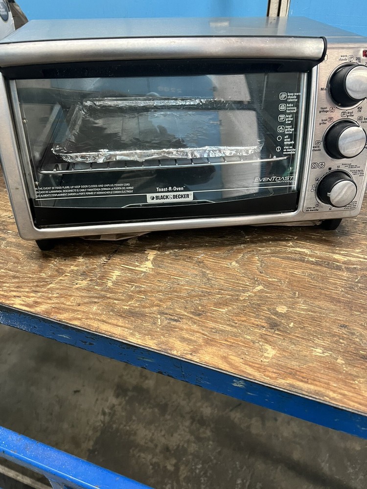 black decker 4-slice toaster oven