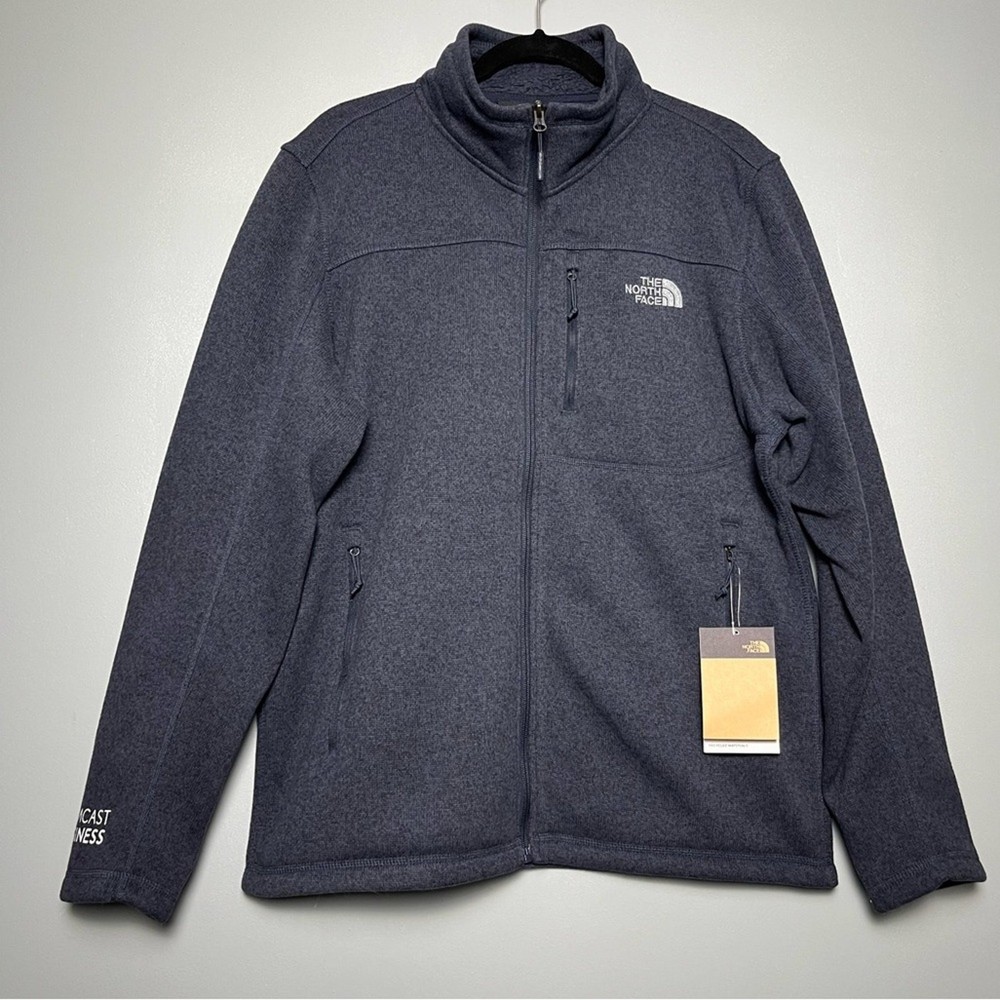 NWT The North Face Men’s Urban Navy Heather Fleece Jacket Size L