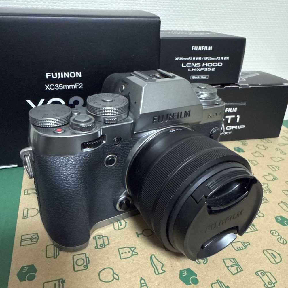 Fujifilm X-T1 16.3MP Mirrorless Camera Black with Dual Lens Kit