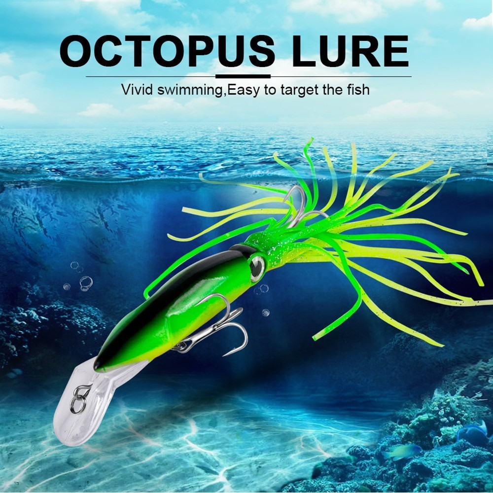 14cm 3D Eye Fishing Squid Lure 40g Effective Bait for Anglers