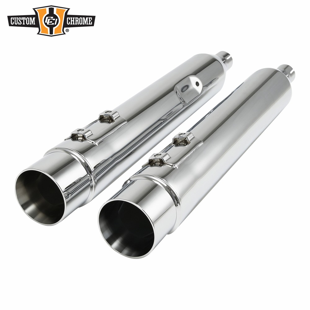 Dual Exhaust Mufflers Pipes 1.75