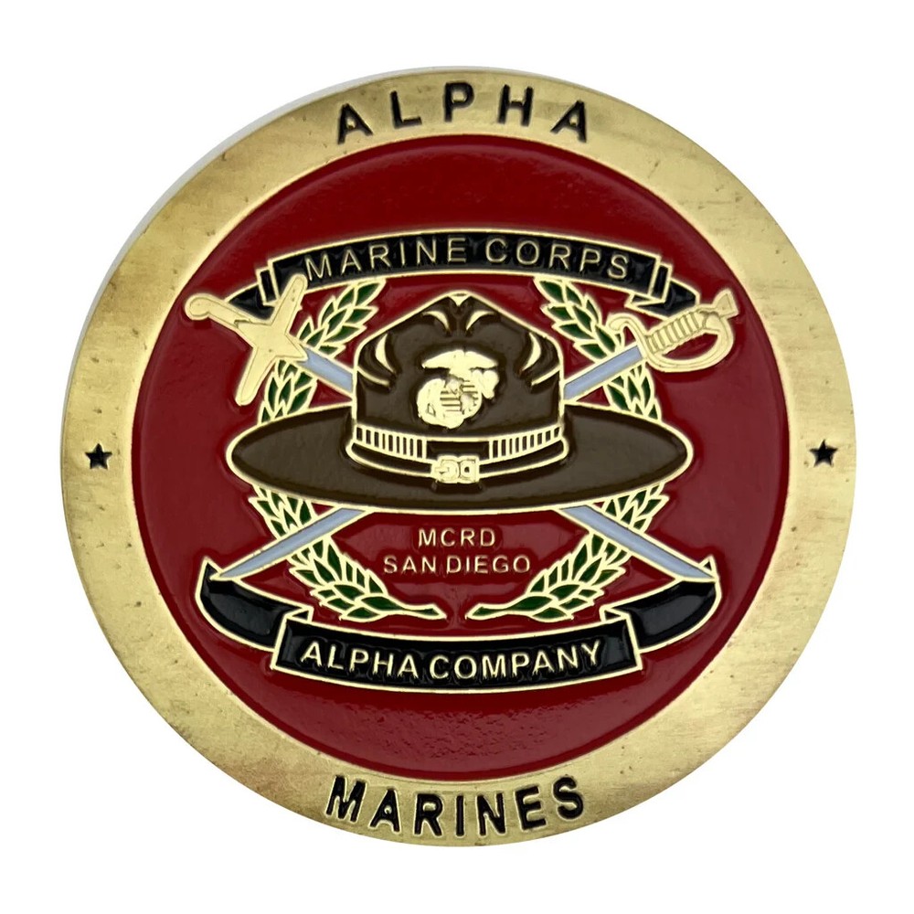 MARINE CORPS SAN DIEGO MCRD ALPHA COMPANY 1ST RECRUIT 2