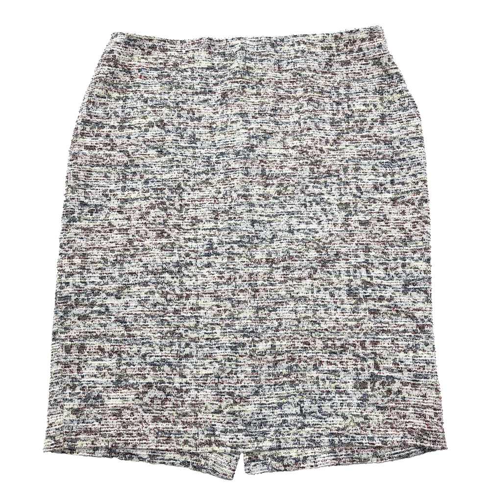 Philosophy 'Blush Pink' Cotton Blend Tweed Stretch Waist Pencil Skirt 12 30x22
