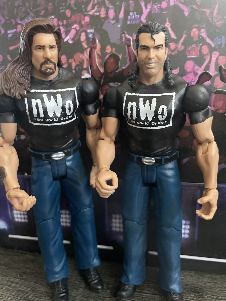 THE OUTSIDERS Kevin Nash Scott Hall WWE Mattel nWo Battle Pack 36 HOF Legends