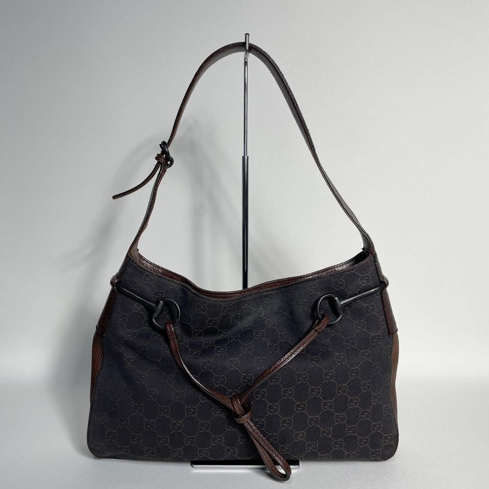 Gucci GG Canvas Brown One Shoulder Bag 2503 94