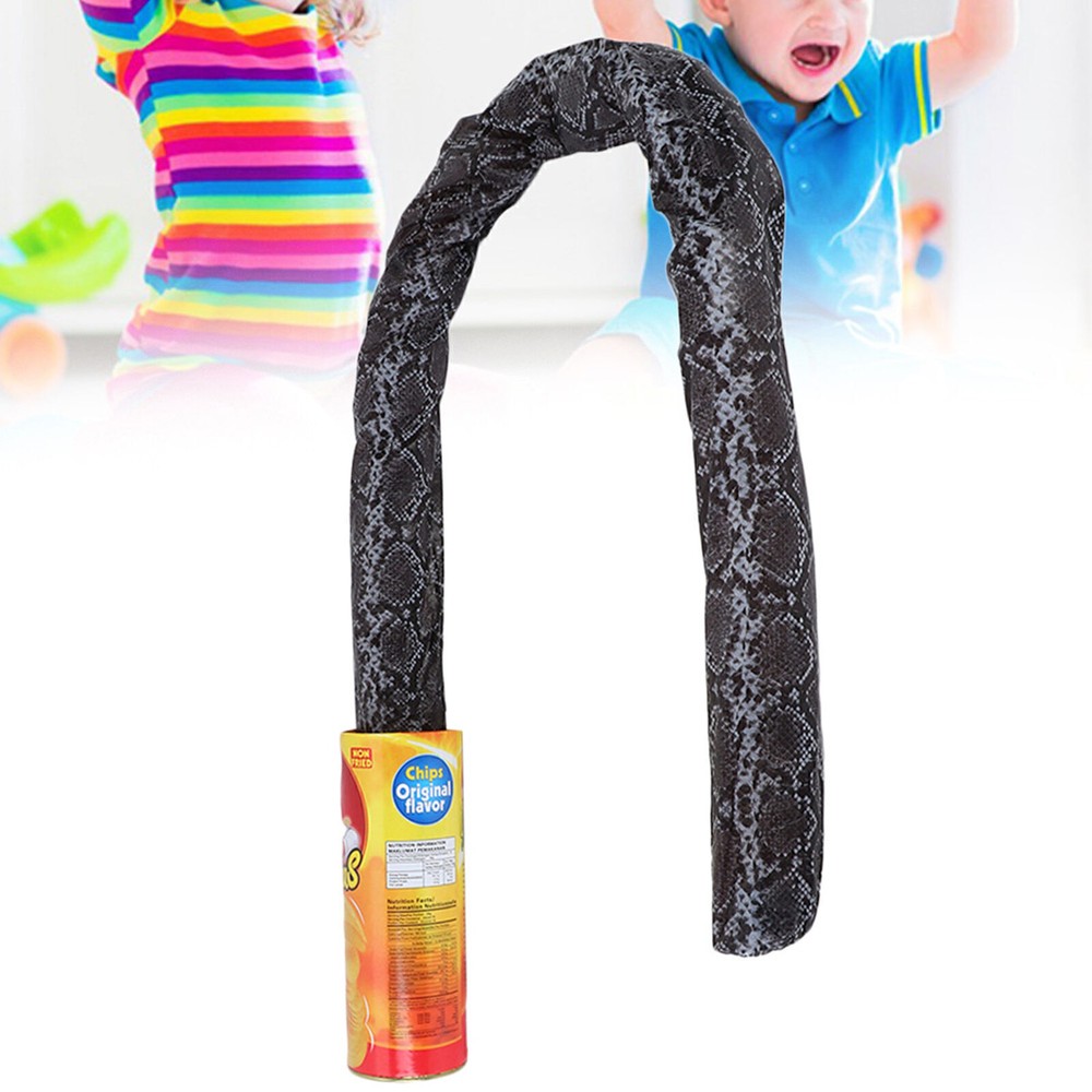 Funny Tricky Toys Magic Potato Chip Spring Snake Toy Prank Props Party