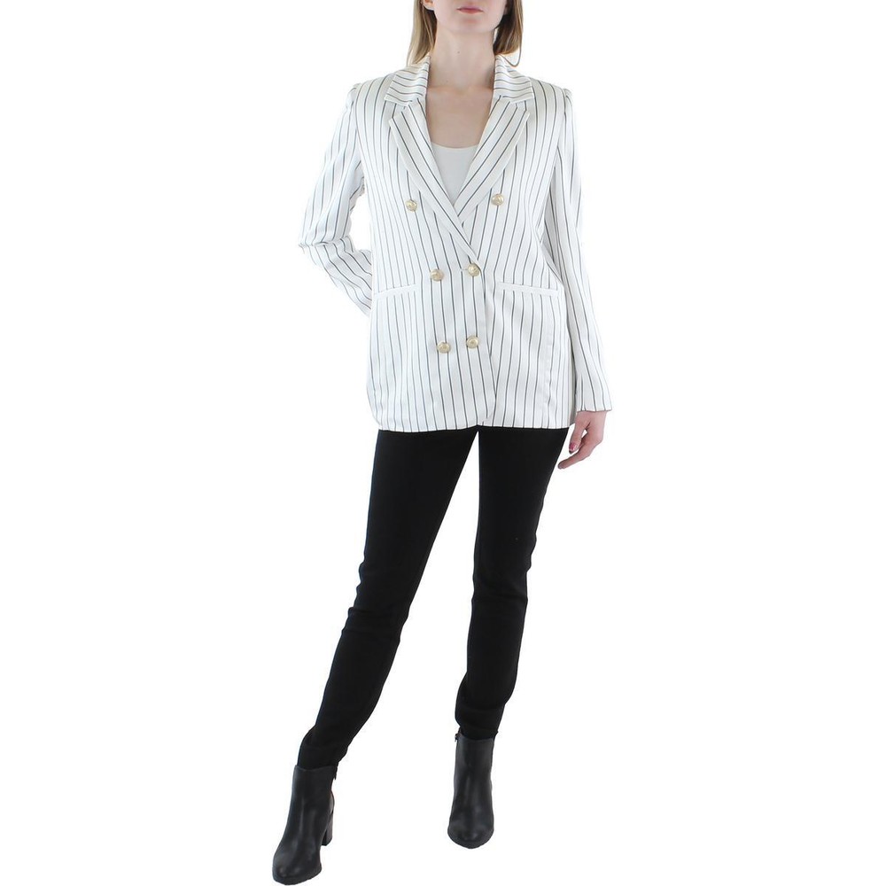 Generation Love Womens Leighton White Two-Button Blazer Jacket XS BHFO 9936