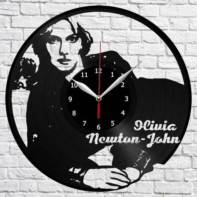 Olivia Newton-John Vinyl Record Wall Clock Home Fan Art Decor 12'' 30 cm 4757