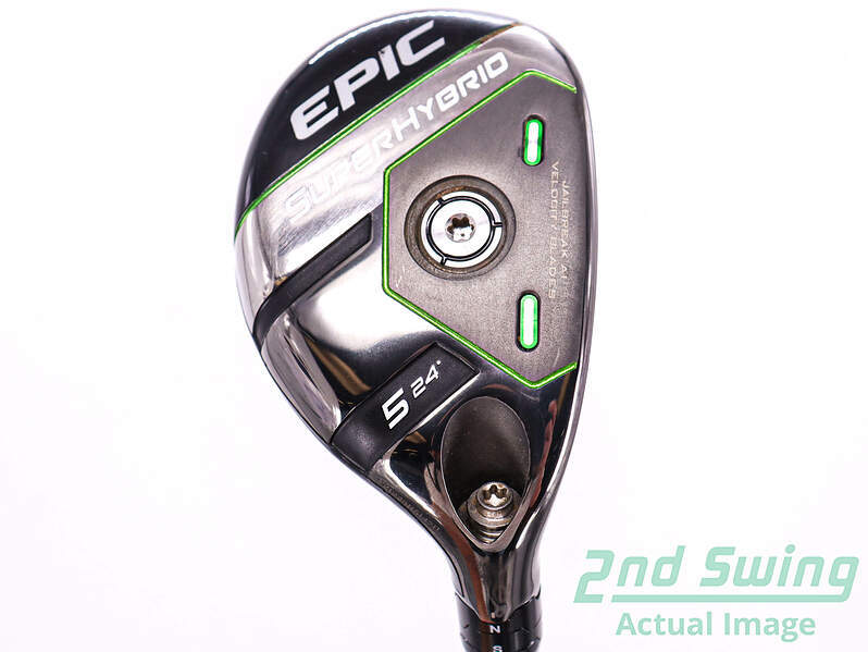 Callaway EPIC Super Hybrid 5 Golf Club 24° Stiff Graphite Shaft Right Hand 39.5in