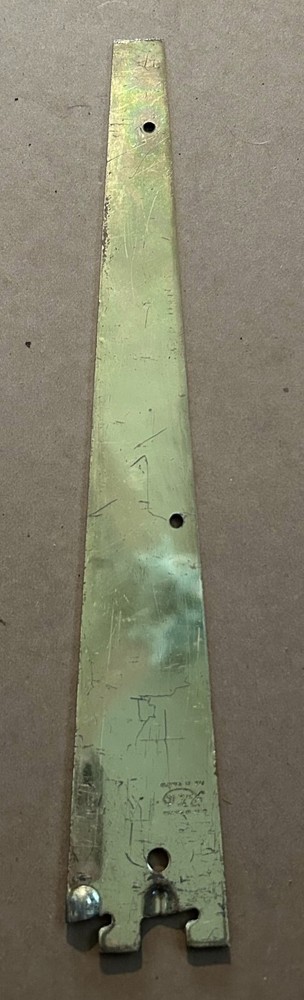 Heavy Duty 12x2 Gold Metal Shelf Bracket Made in Canada