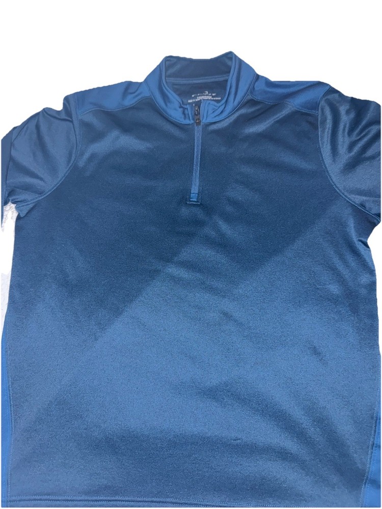 Oakley Men’s Size XL Blue 1/4 Zip With Black Logo Embroidered