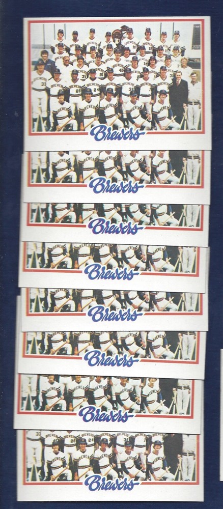 1978 Topps #328 Milwaukee Brewers Team Checklist Card - Razor Sharp - $0.99 Shipping