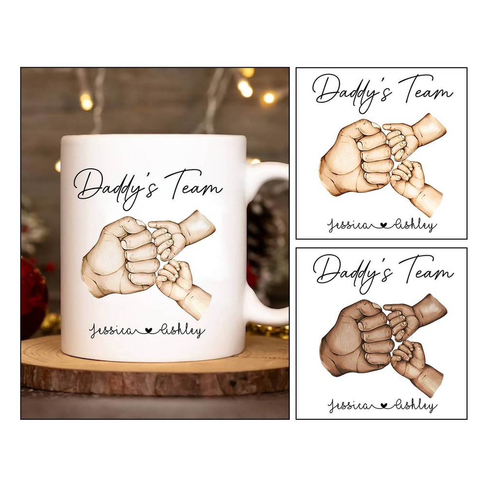 Personalized Dad Coffee Mug Fathers Day Gifts Fathers Day Gift From Kids Dad Mug
