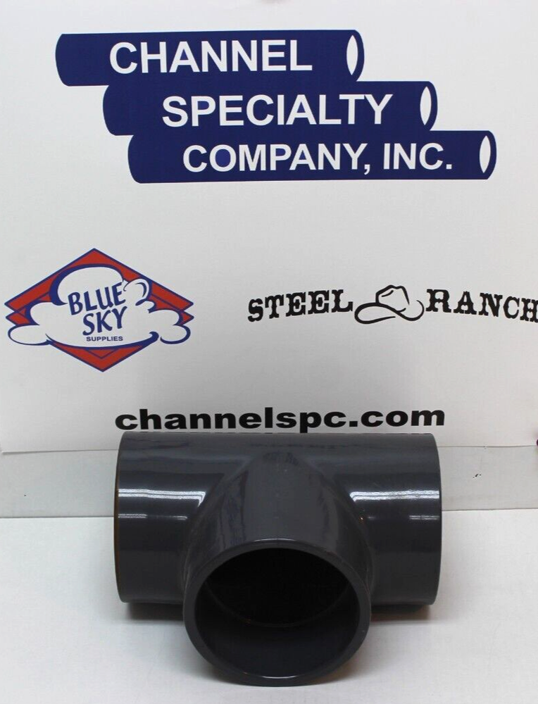 4-Inch Sch80 PVC Socket Weld Tee Spears Brand