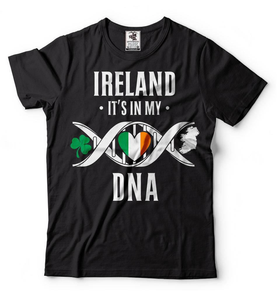 Ireland T-shirt Irish Heritage Tee Shirt St. Patrick's Day Shirt Ireland Tee