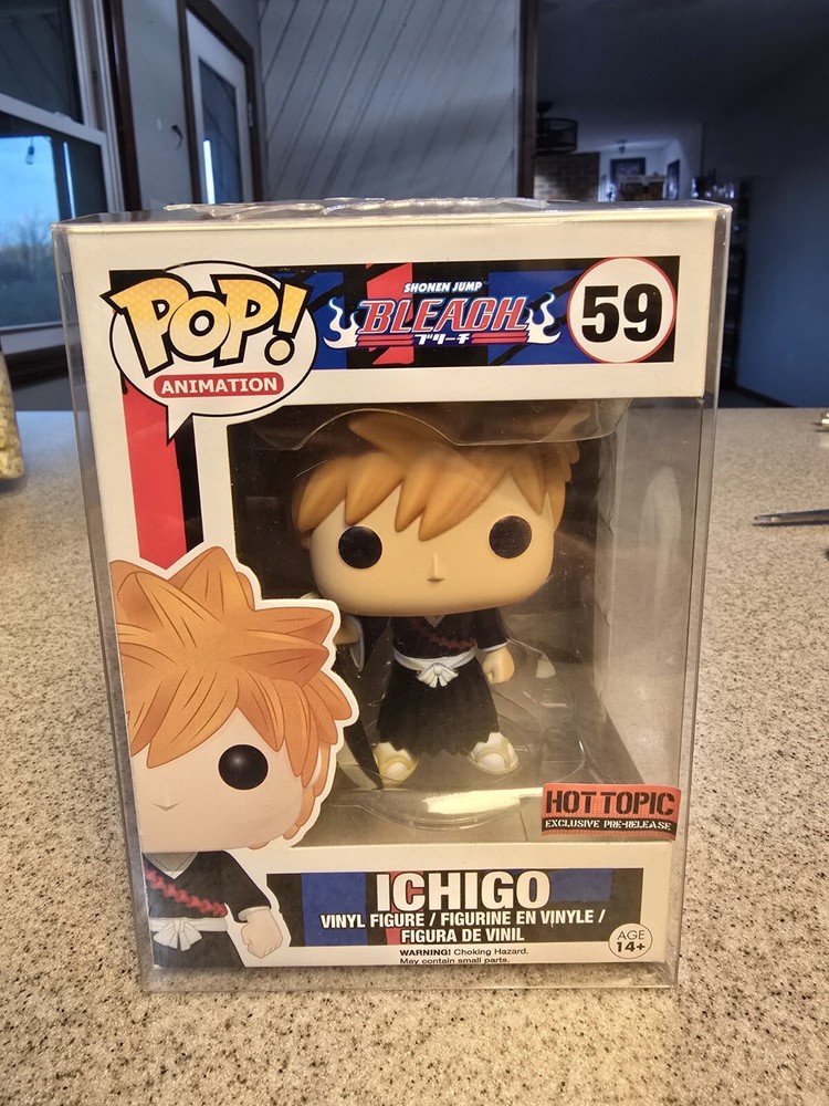 Funko Pop! Animation Bleach Ichigo #59 Hot Topic Exclusive Pre-Release In Case