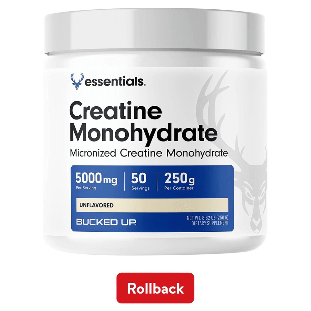 Creatine Monohydrate, Enhances Muscle Performance, Unflavored, 50 Servings