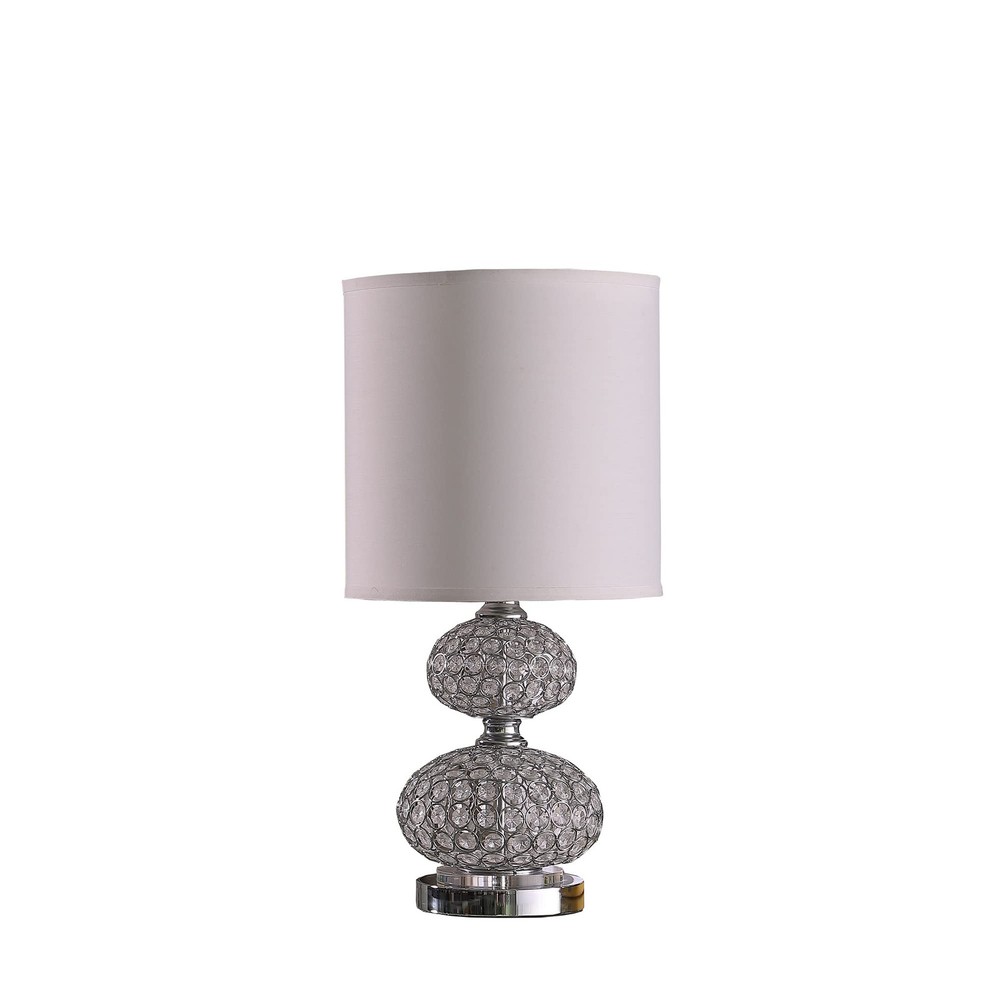 HBL2280 24-Inch Modern Crystal Inspired Table Lamp for Stylish Décor